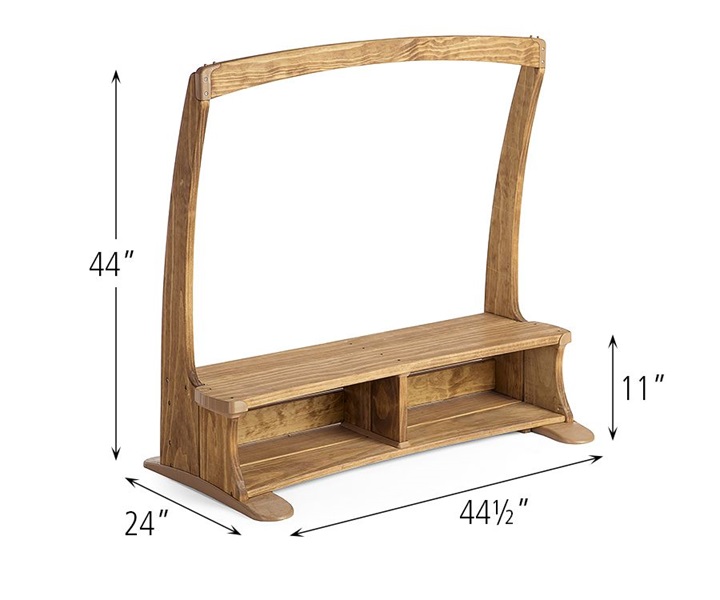 Dimensions of W461 Outlast Canopy Support