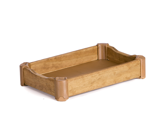 nature tray product shot on white background