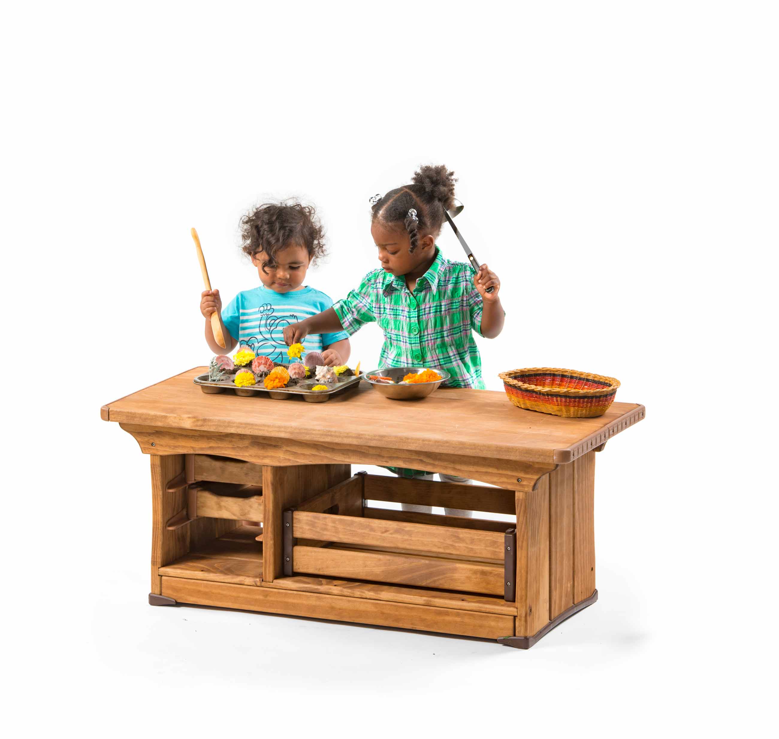 Children using Junior counter