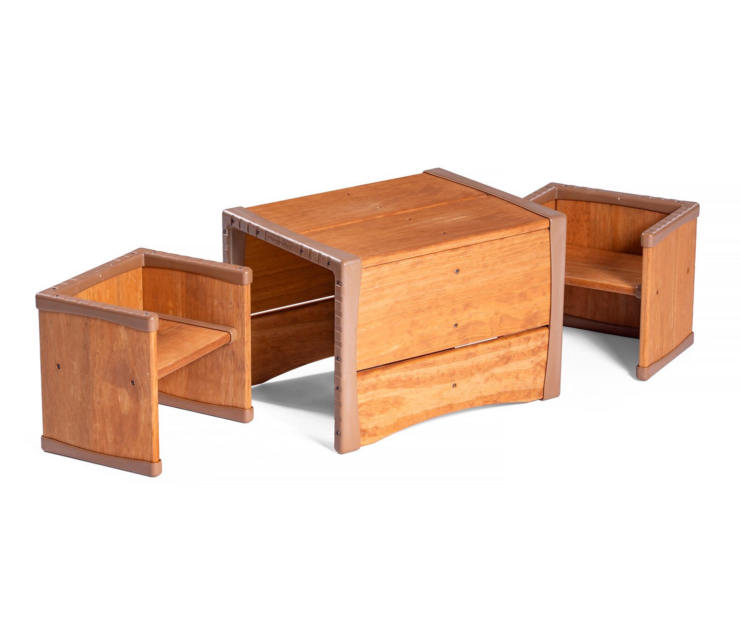 table and chair set on white background