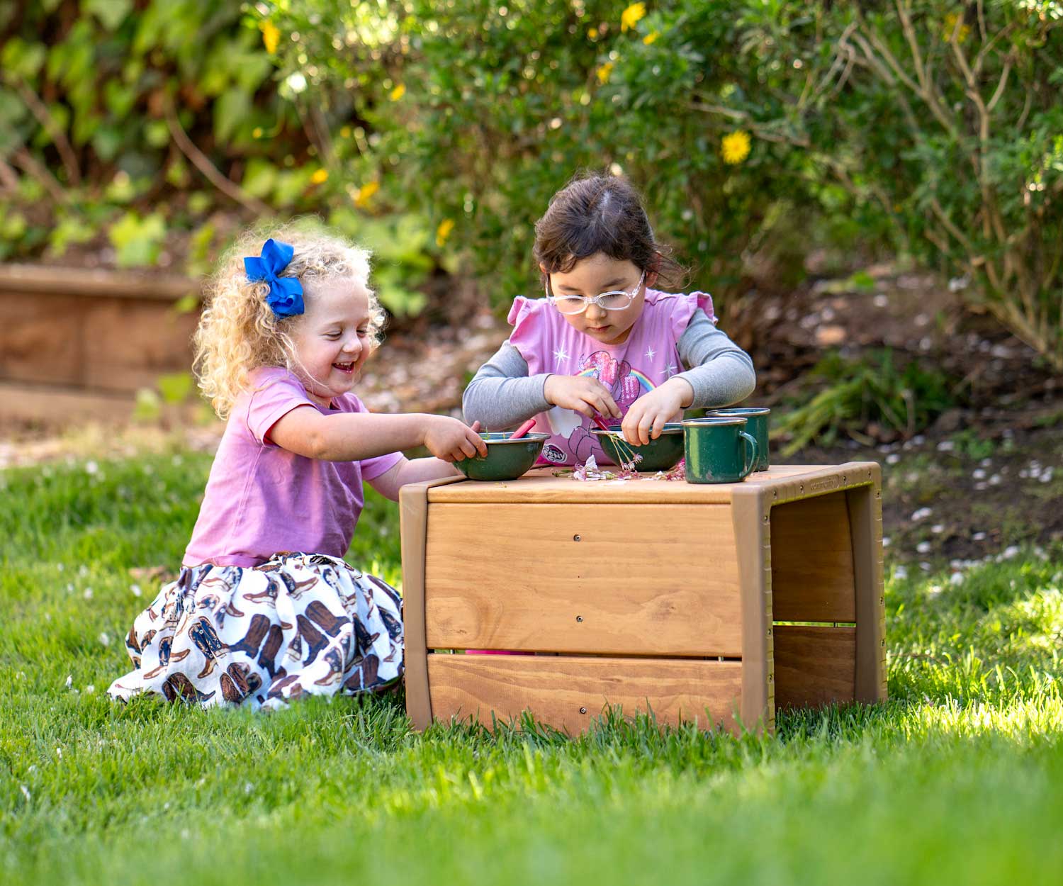 cube table in use outdoors