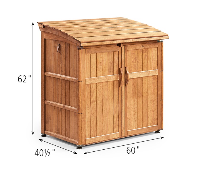 Dimensions of W301 Outlast Shed 62