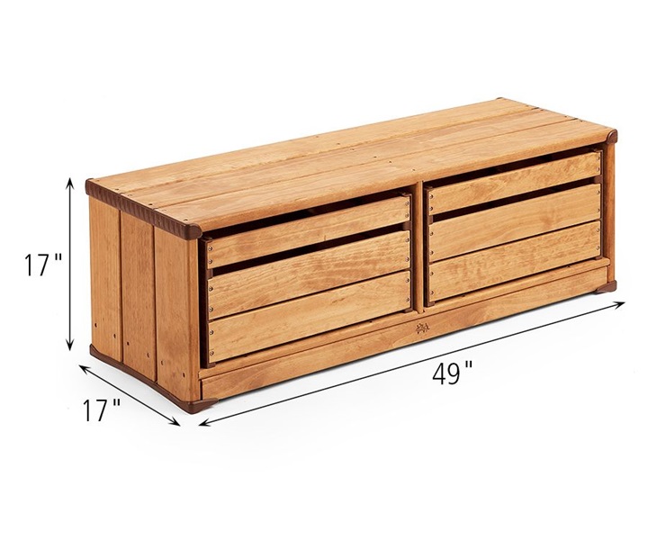 Outdoor trunk bench outlet