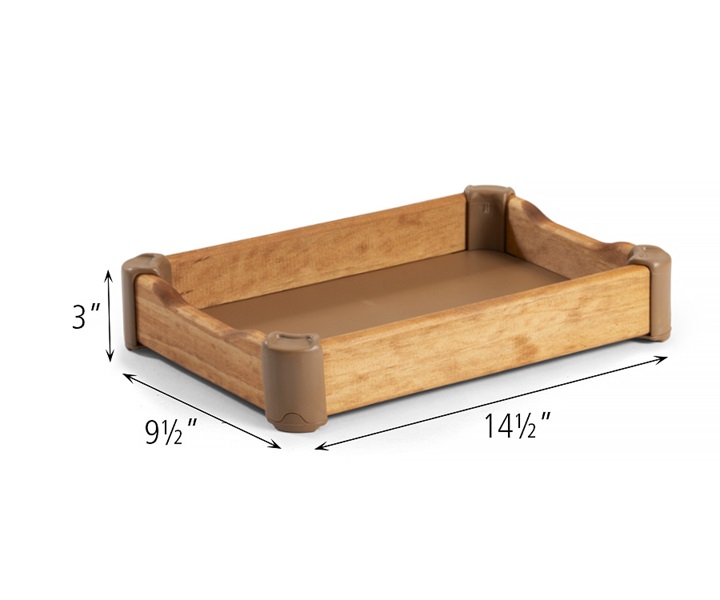 Dimensions of W443 Nature Tray