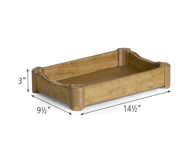 Dimensions of W443 Nature Tray