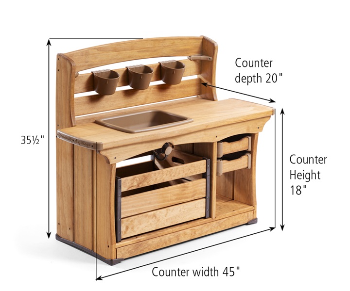 Dimensions of W4 Outlast Double Water Play Combo57