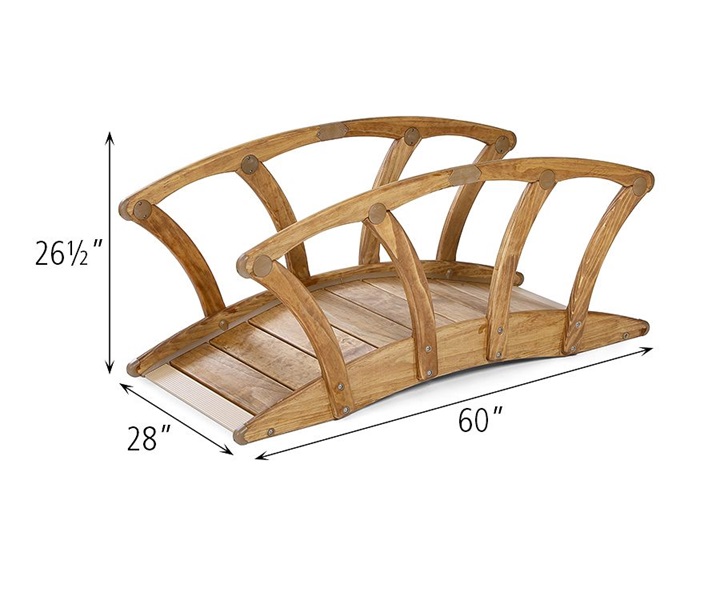 Dimensions of W483 Outlast Bridge