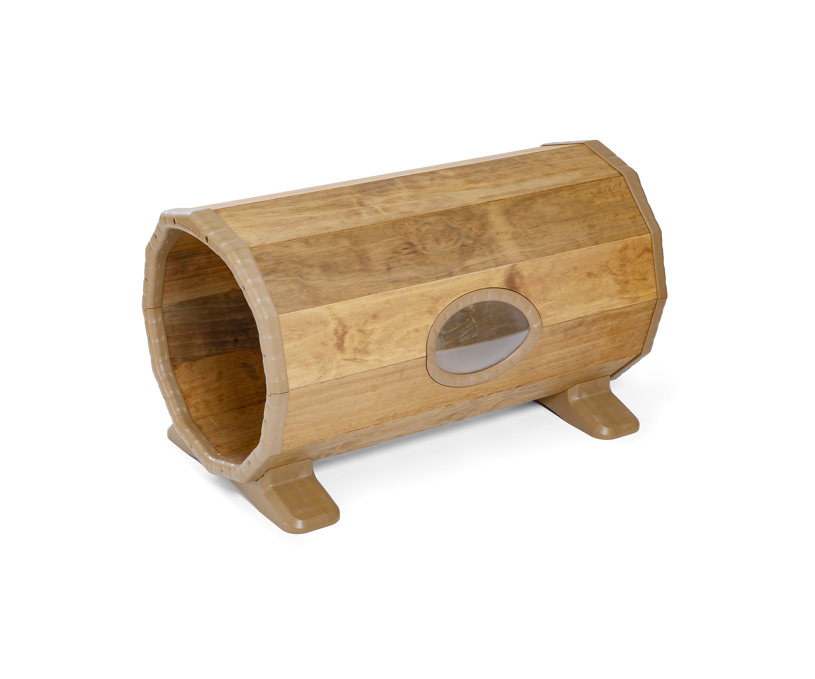 Wooden play online tunnel