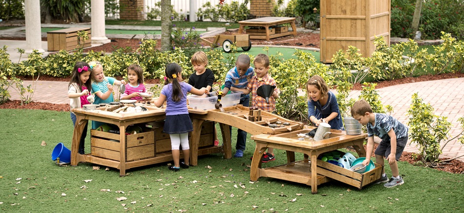 Outdoor play table top