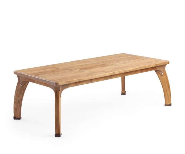 project table on white background