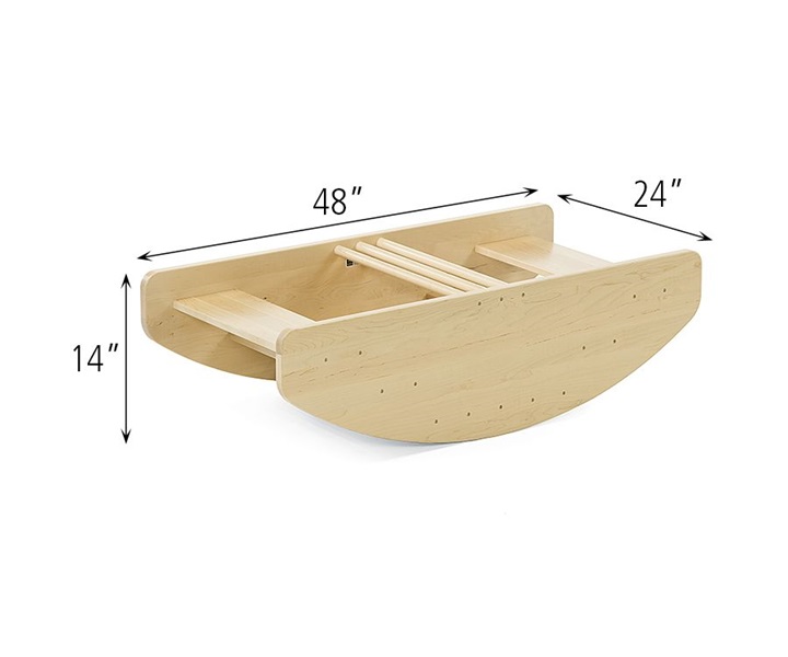 Dimensions of V43 Rocking Boat