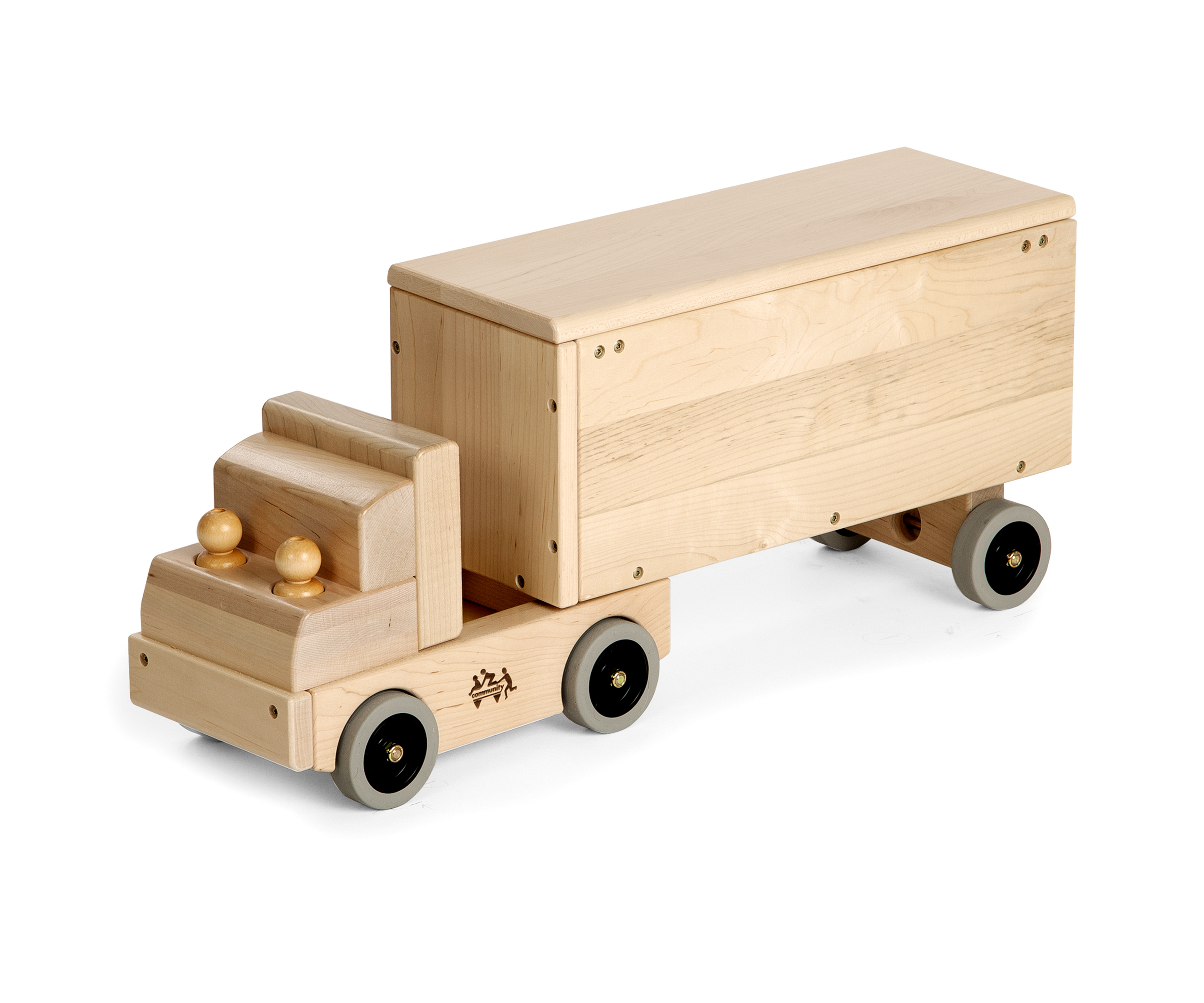Wooden semi online