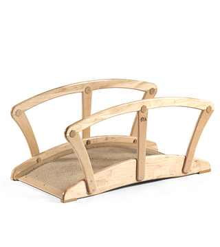 a toddler in a tunnel