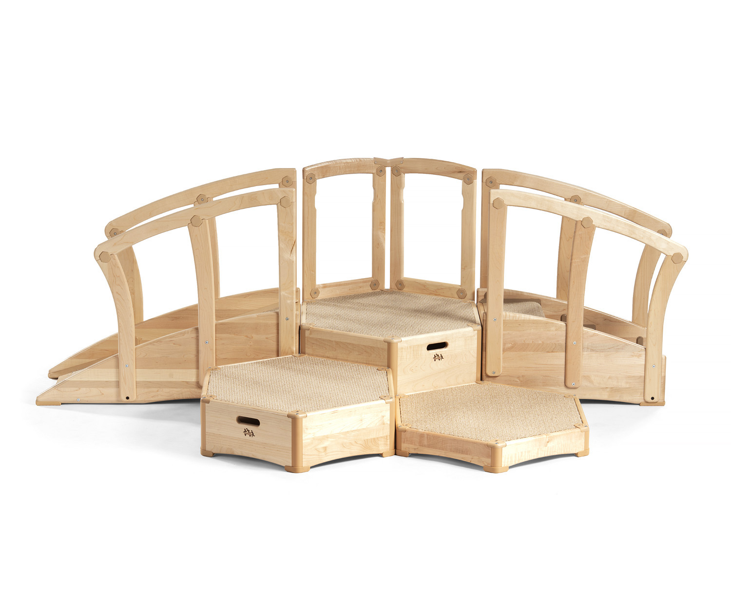 Toddler Climber Set with Handrails, Ramp & Platforms | Community