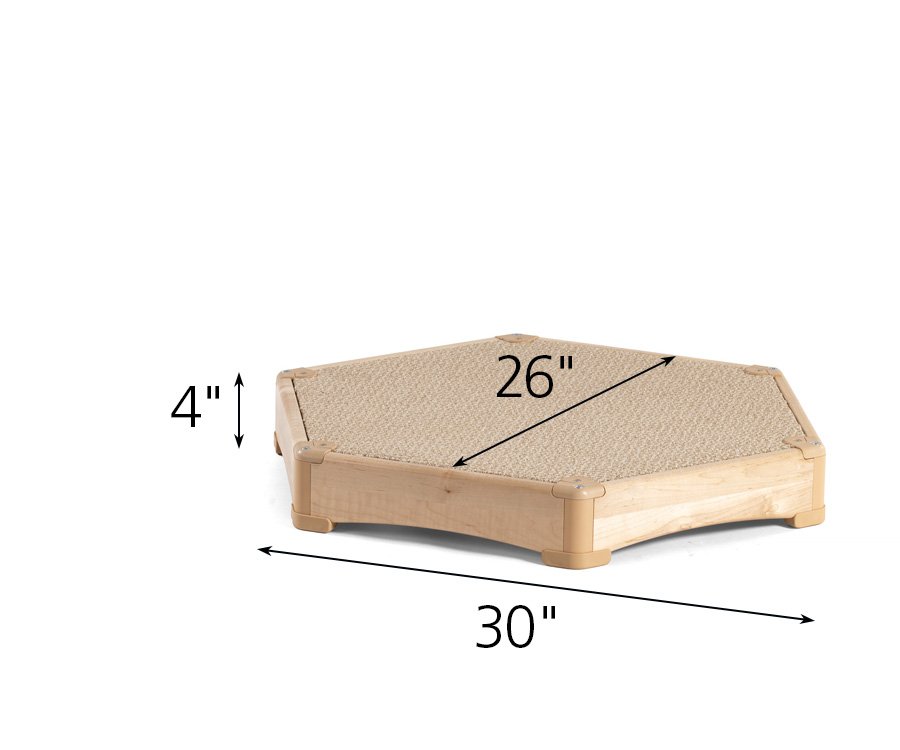 Toddler Climber 4" dimensions