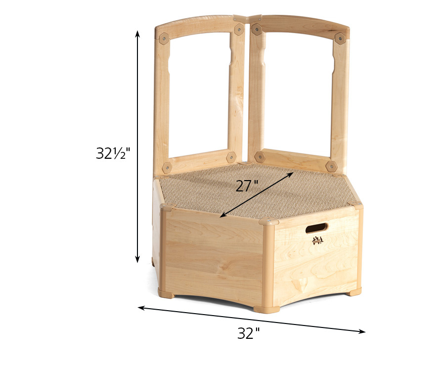 Toddler Climber Platform with 2 railings