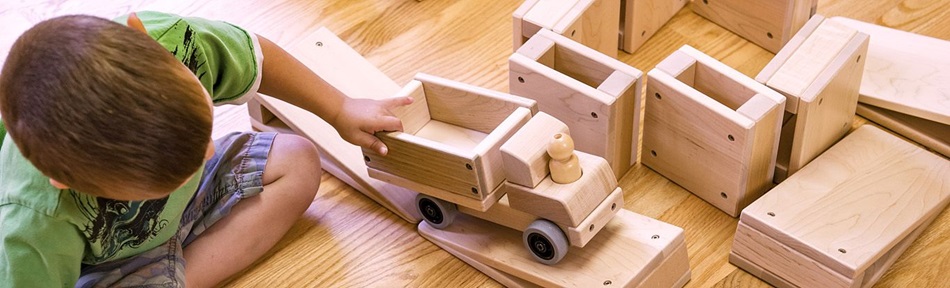 Wooden Block Toys - 100% Made in the USA