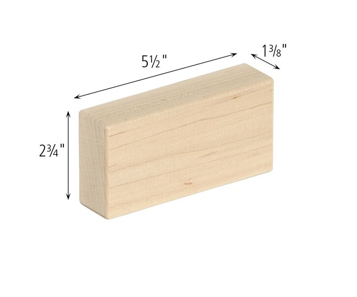 Dimensions of G501 Set of 4 Unit Block Units