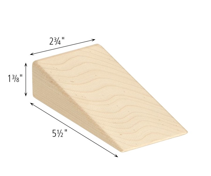 Dimensions of G505 Set of 4 Unit Block Ramps