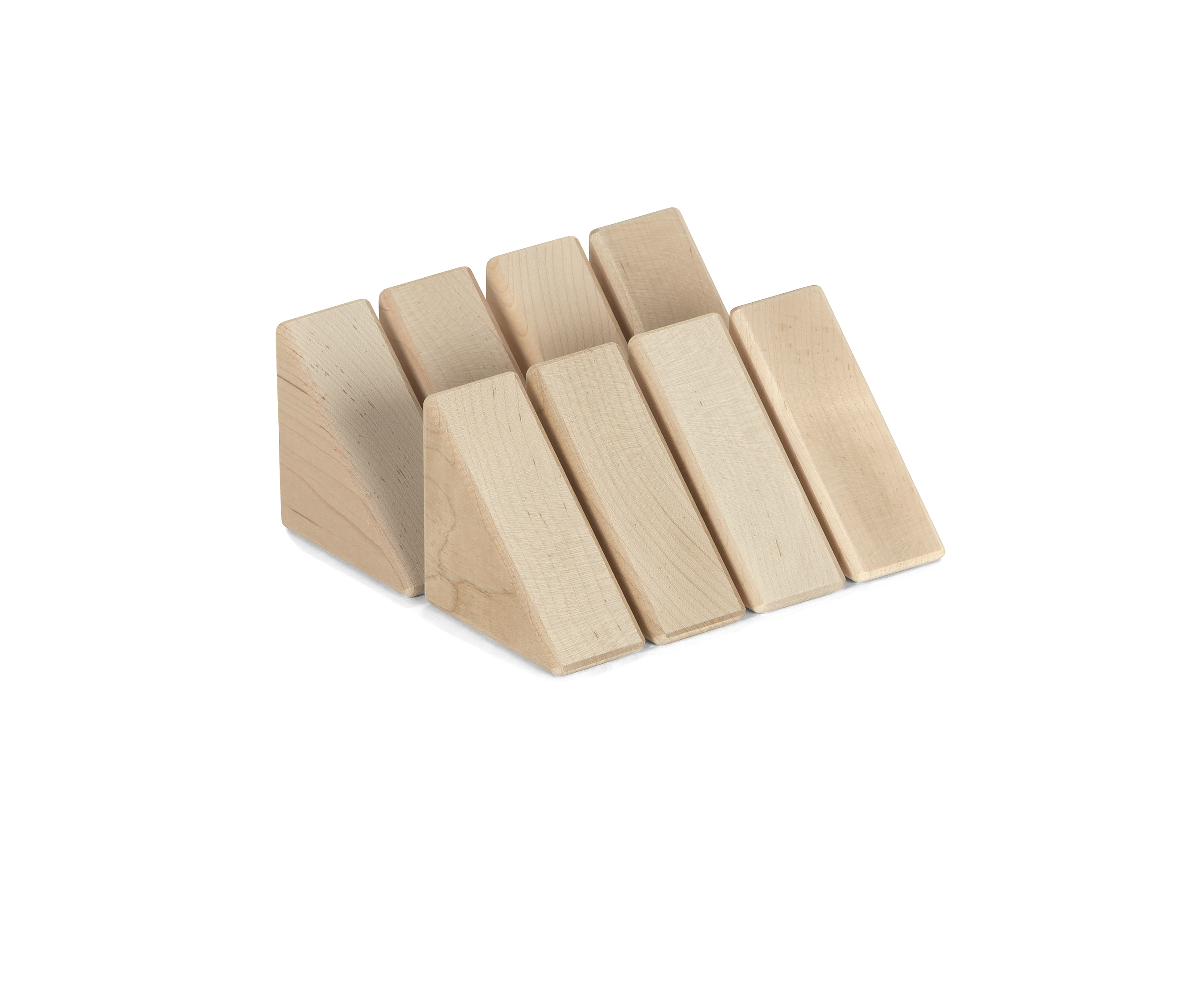 Set of 8 Unit Block Small Triangles