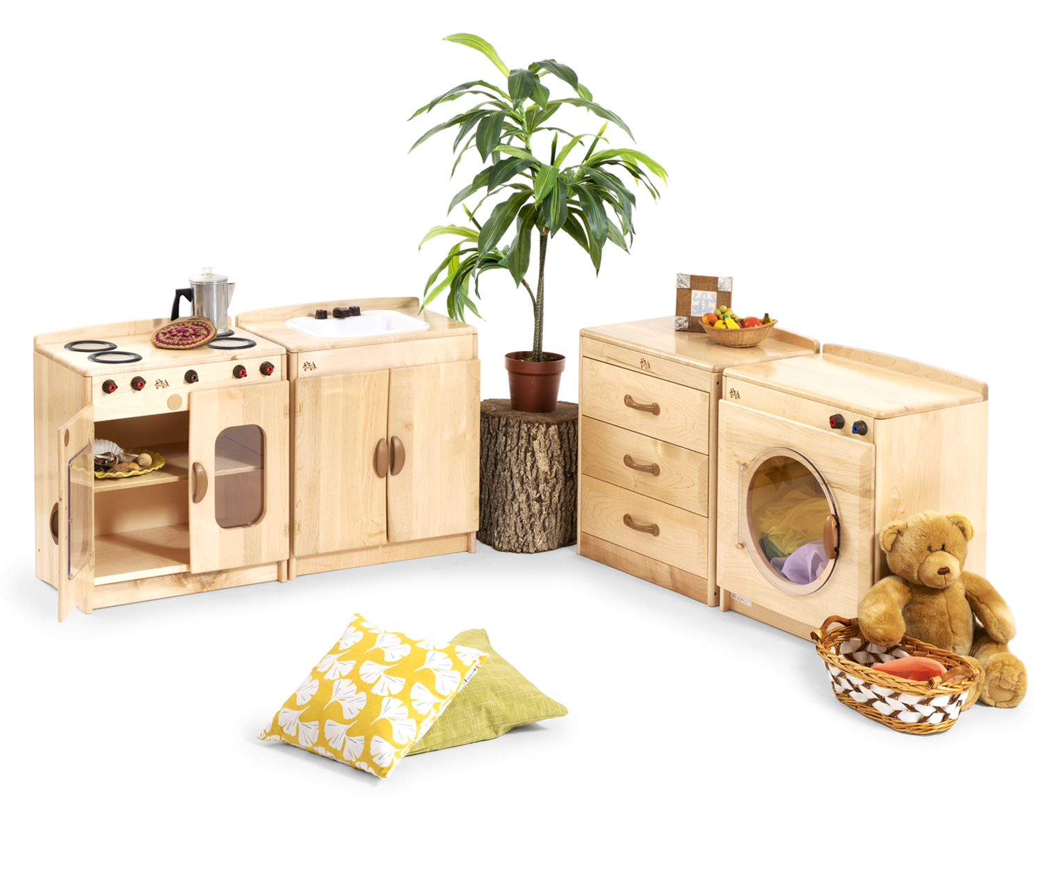Woodcrest Play House Set (set of four)