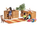 C370 Woodcrest Play House Set set of four