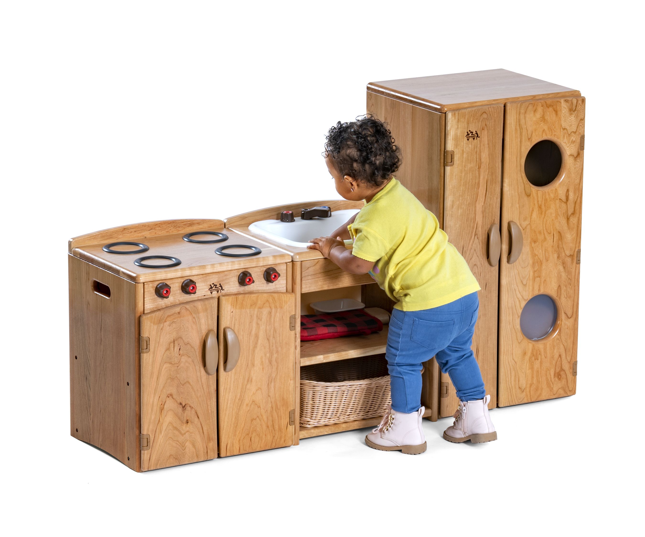 Toddler play shop kitchen wooden