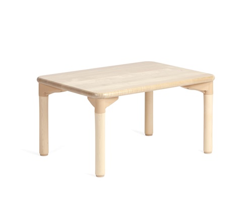 C241 Rectangular Woodcrest Table with A883 Wood Leg for 16 Inch Table 4pack