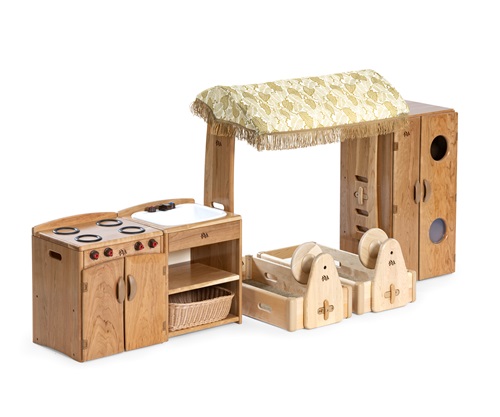 C920 Two-Car Garage with C909 Toddler Canopy Pattern