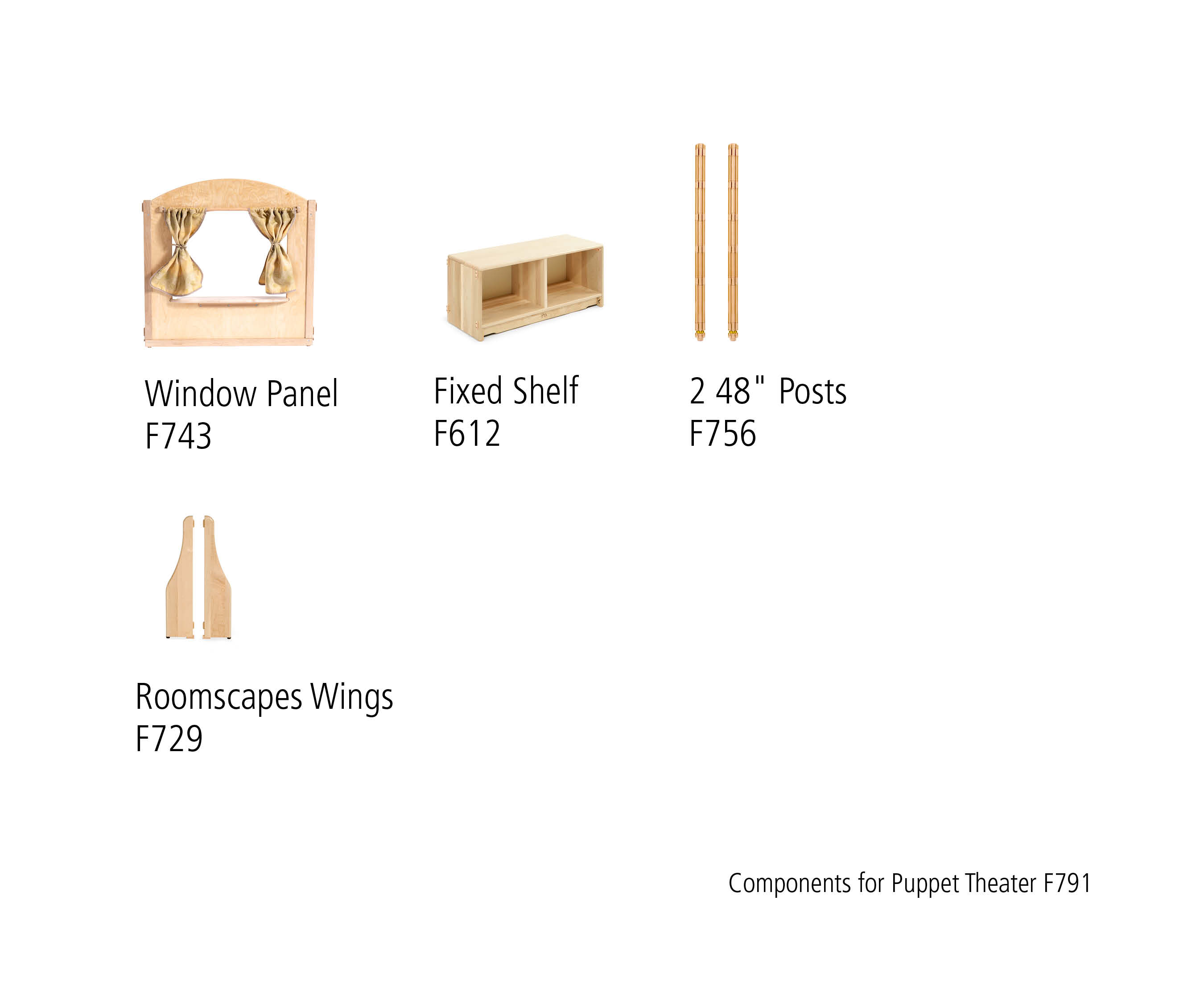 Components for Puppet Theater F791