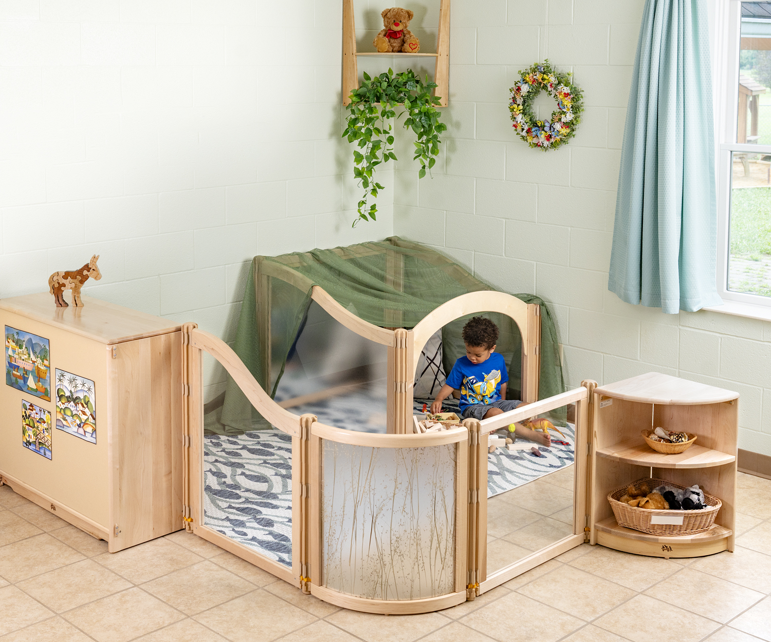 HideAway Cube with a Roomscapes Divider