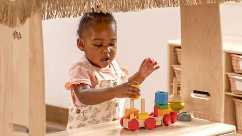 Feature of Goddard toddler classroom furniture
