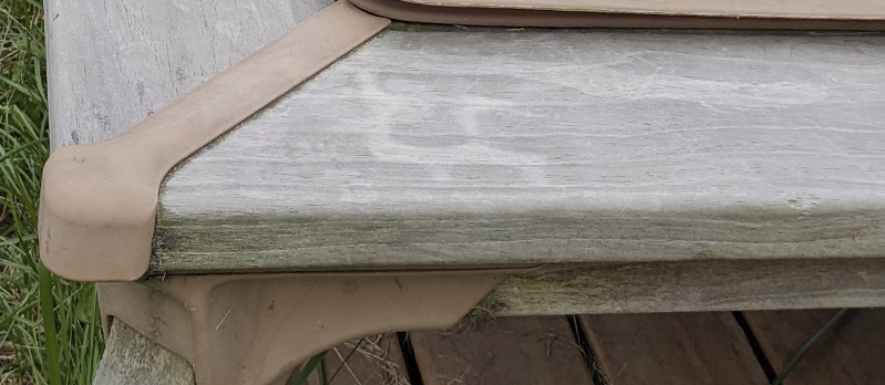 Outlast Product with mildew on it